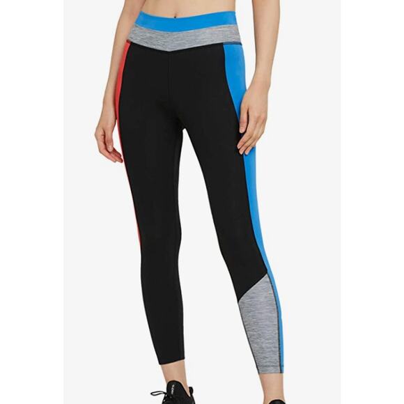 Nike Performance Womens One Color Block Dri-Fit Tight Fir 7/8 Leggings NEW 1X - Picture 1 of 12